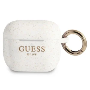 Guess GUA3SGGEH AirPods 3 cover white/white Silicone Glitter