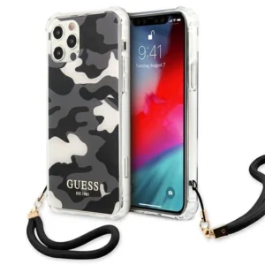 Guess GUHCP12LKSARBK iPhone 12 Pro Max 6.7" black/black hardcase Camo Collection