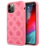 Guess GUHCP12LLSPEFU iPhone 12 Pro Max 6.7" fuchsia/fuchsia hard case Peony Collection