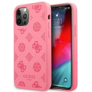 Guess GUHCP12LLSPEFU iPhone 12 Pro Max 6.7" fuchsia/fuchsia hard case Peony Collection