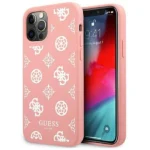 Guess GUHCP12LLSPEWPI iPhone 12 Pro Max 6.7" pink/pink hard case Peony Collection