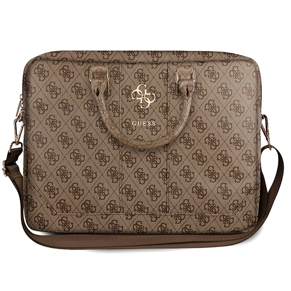 Guess 4G Big Logo bag for a 16'' laptop - brown