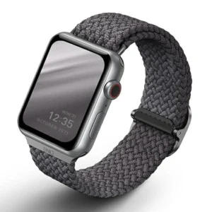 Uniq Aspen Braided Strap for Apple Watch 1/2/3/4/5/6/7/8/SE/SE2 40/38/41mm - Gray