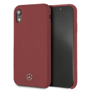 Mercedes MEHCI61SILRE iPhone Xr czerwony/red hardcase Silicone Line