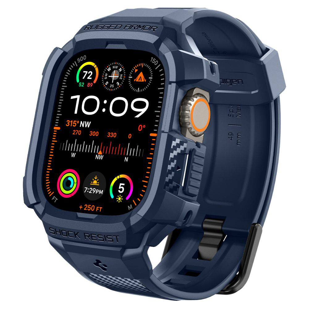 Spigen - Rugged Armor Pro - Apple Watch Ultra / Ultra 2 - Navy Blue