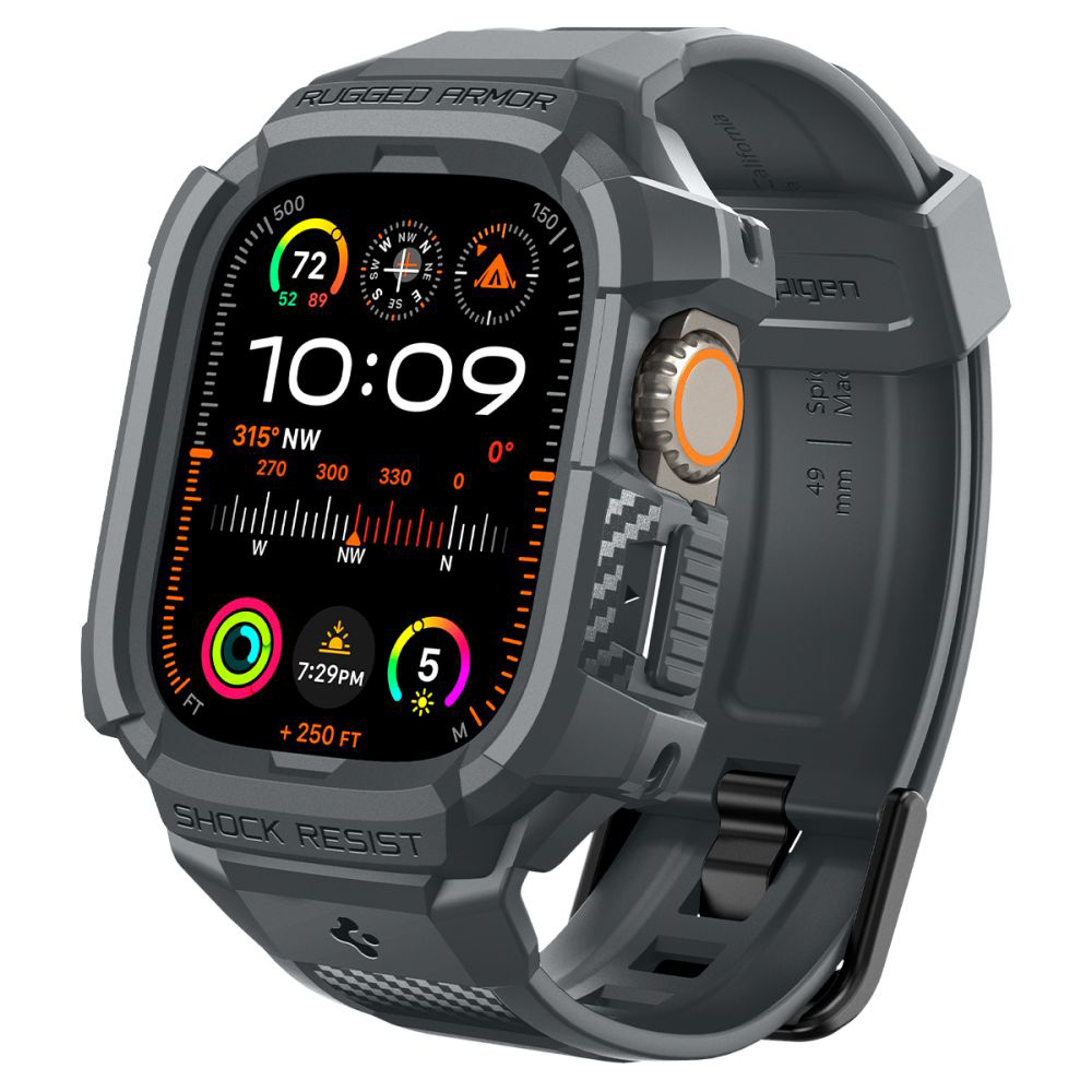 Spigen - Rugged Armor Pro - Apple Watch Ultra / Ultra 2 - Dark Grey