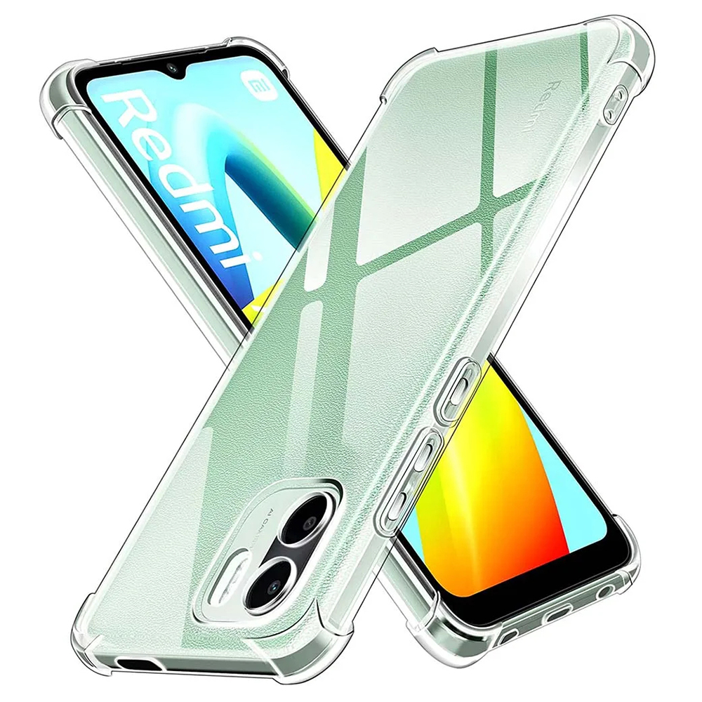 Techsuit - Shockproof Clear Silicone - Xiaomi Redmi A1 / A2 - Clear