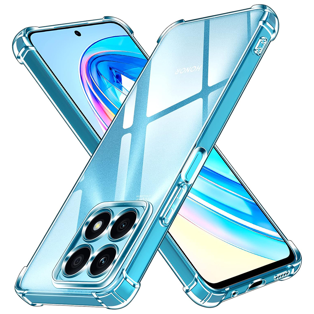 Techsuit - Shockproof Clear Silicone - Honor X8a - Clear