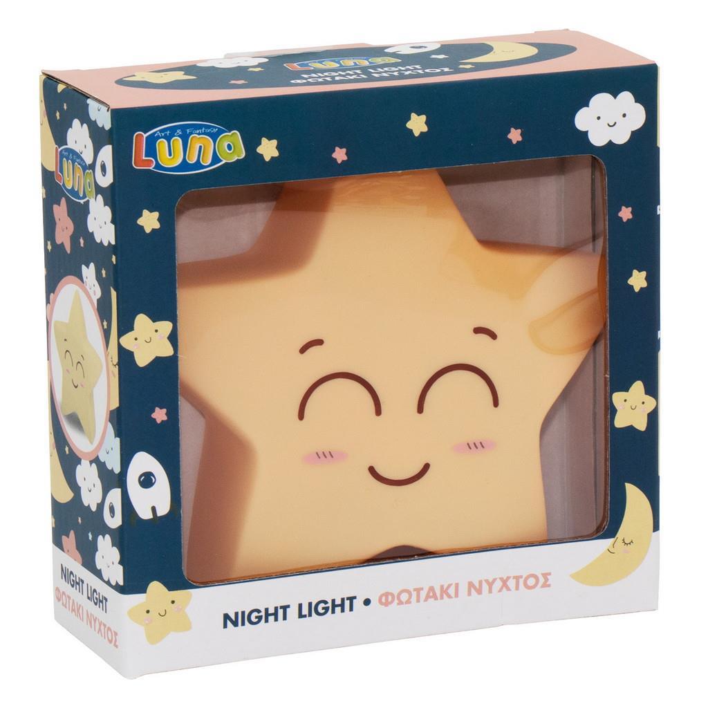 Φωτάκι Νυκτός Luna Toys Αστεράκι