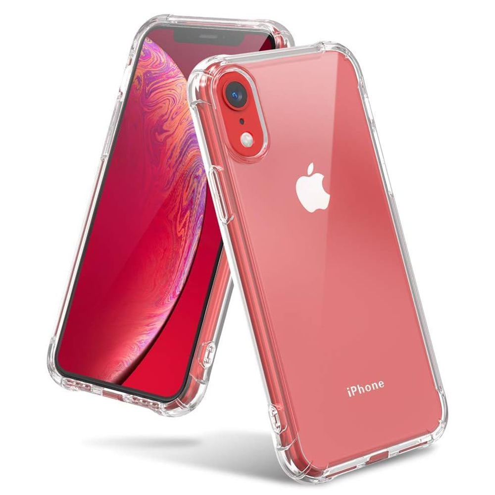 Techsuit - Shockproof Clear Silicone - iPhone XR - Clear