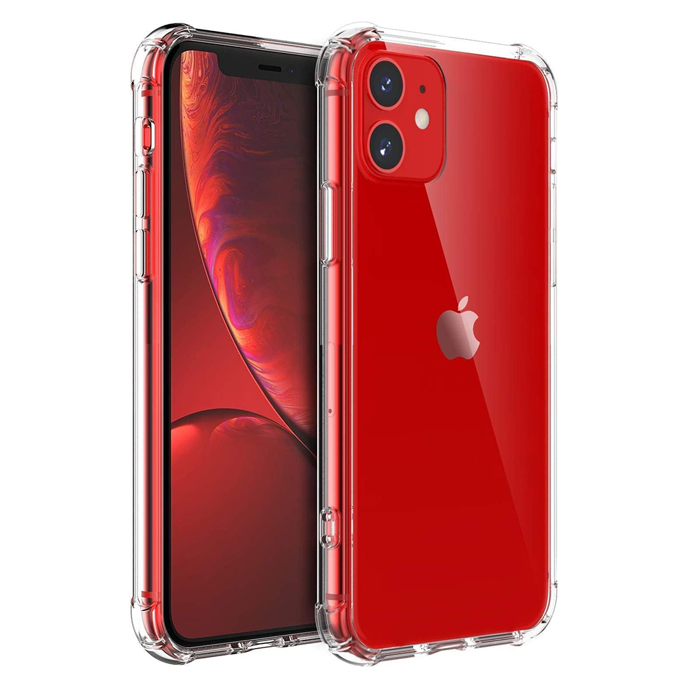 Techsuit - Shockproof Clear Silicone - iPhone 11 - Clear