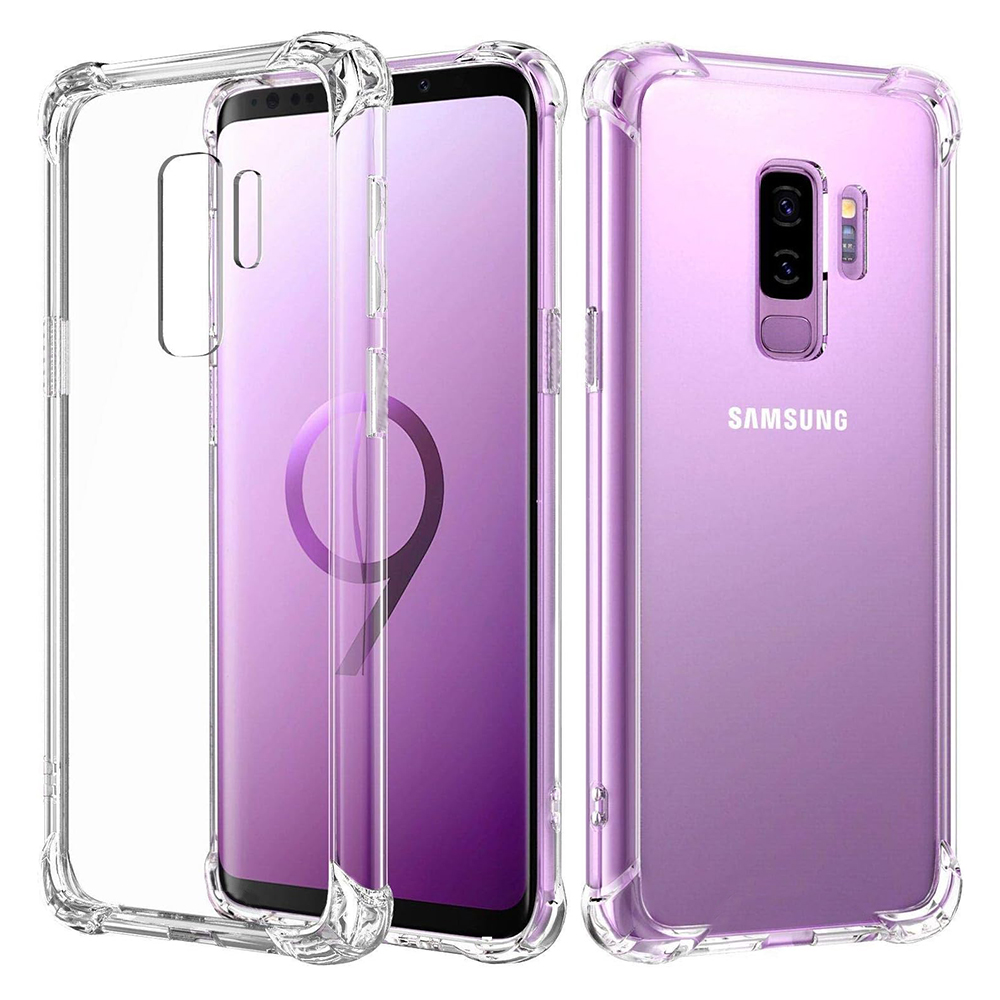 Techsuit - Shockproof Clear Silicone - Samsung Galaxy S9 Plus - Clear