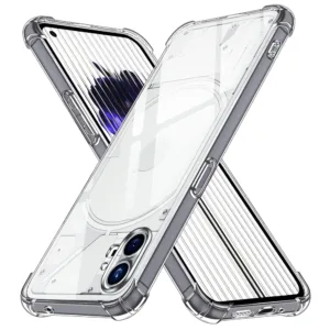 Techsuit - Shockproof Clear Silicone - Nothing Phone (1) - Clear