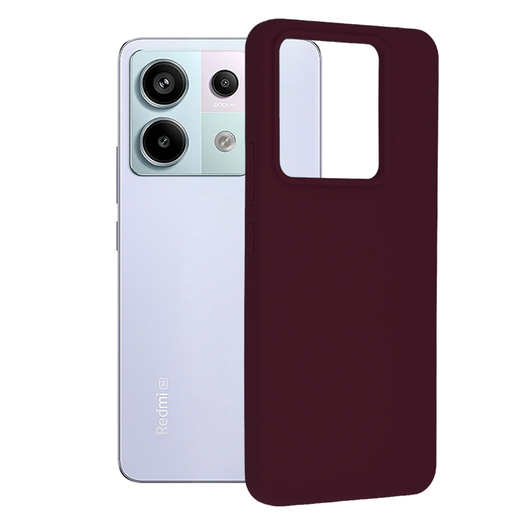 Techsuit - Soft Edge Silicone - Xiaomi Redmi Note 13 Pro 5G / Poco X6 - Plum Violet