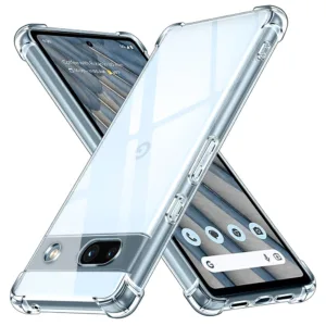 Techsuit - Shockproof Clear Silicone - Google Pixel 7a - Clear