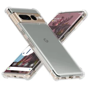 Techsuit - Shockproof Clear Silicone - Google Pixel 7 Pro - Clear