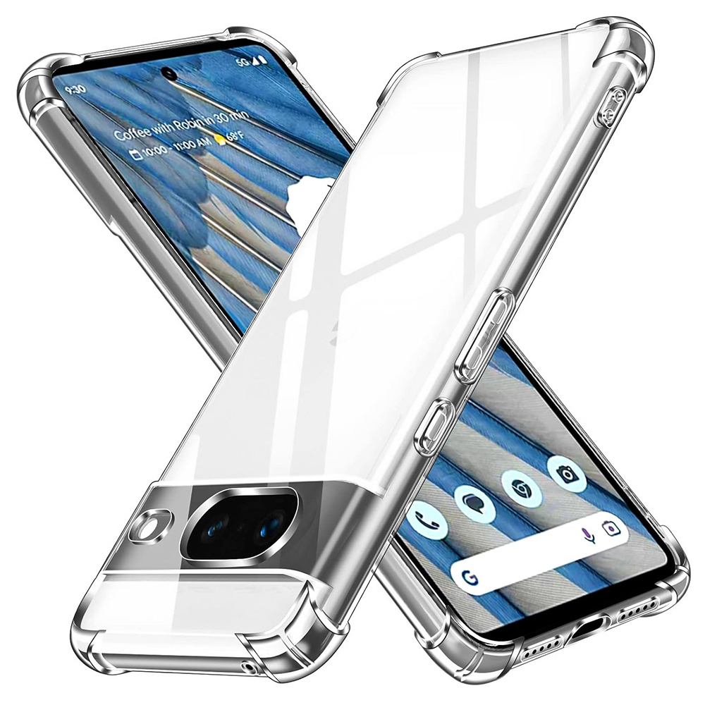 Techsuit - Shockproof Clear Silicone - Google Pixel 7 - Clear