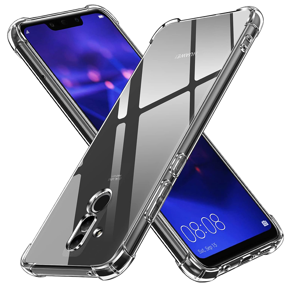 Techsuit - Shockproof Clear Silicone - Huawei Mate 20 Lite - Clear