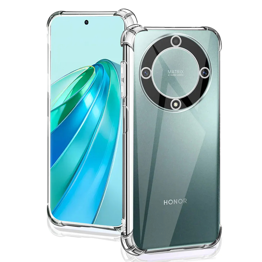 Techsuit - Shockproof Clear Silicone - Honor X9a - Clear