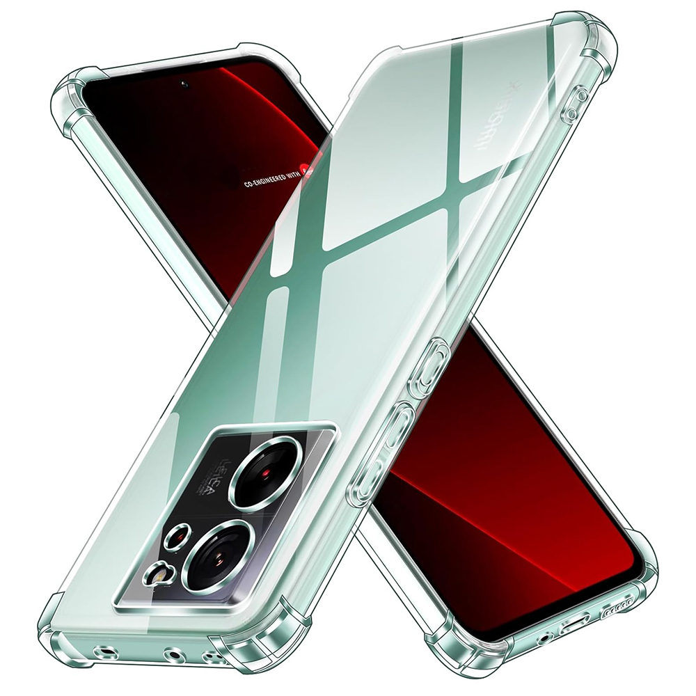 Techsuit - Shockproof Clear Silicone - Xiaomi 13T / 13T Pro - Clear