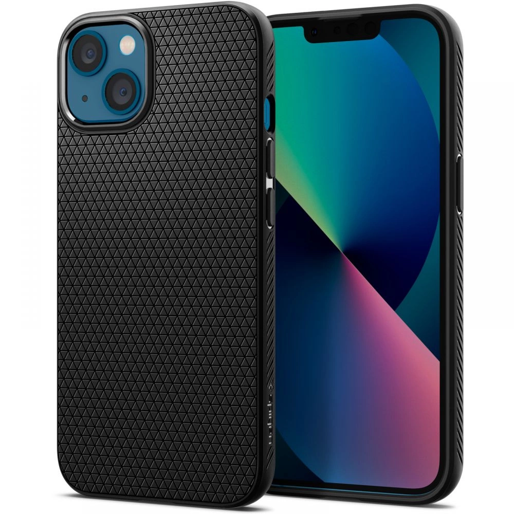 Spigen Liquid Air Case for iPhone 13 mini - Matte Black