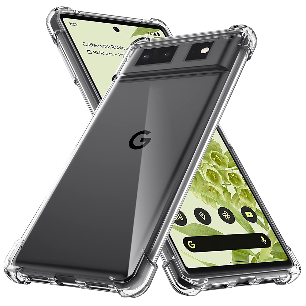 Techsuit - Shockproof Clear Silicone - Google Pixel 6 - Clear