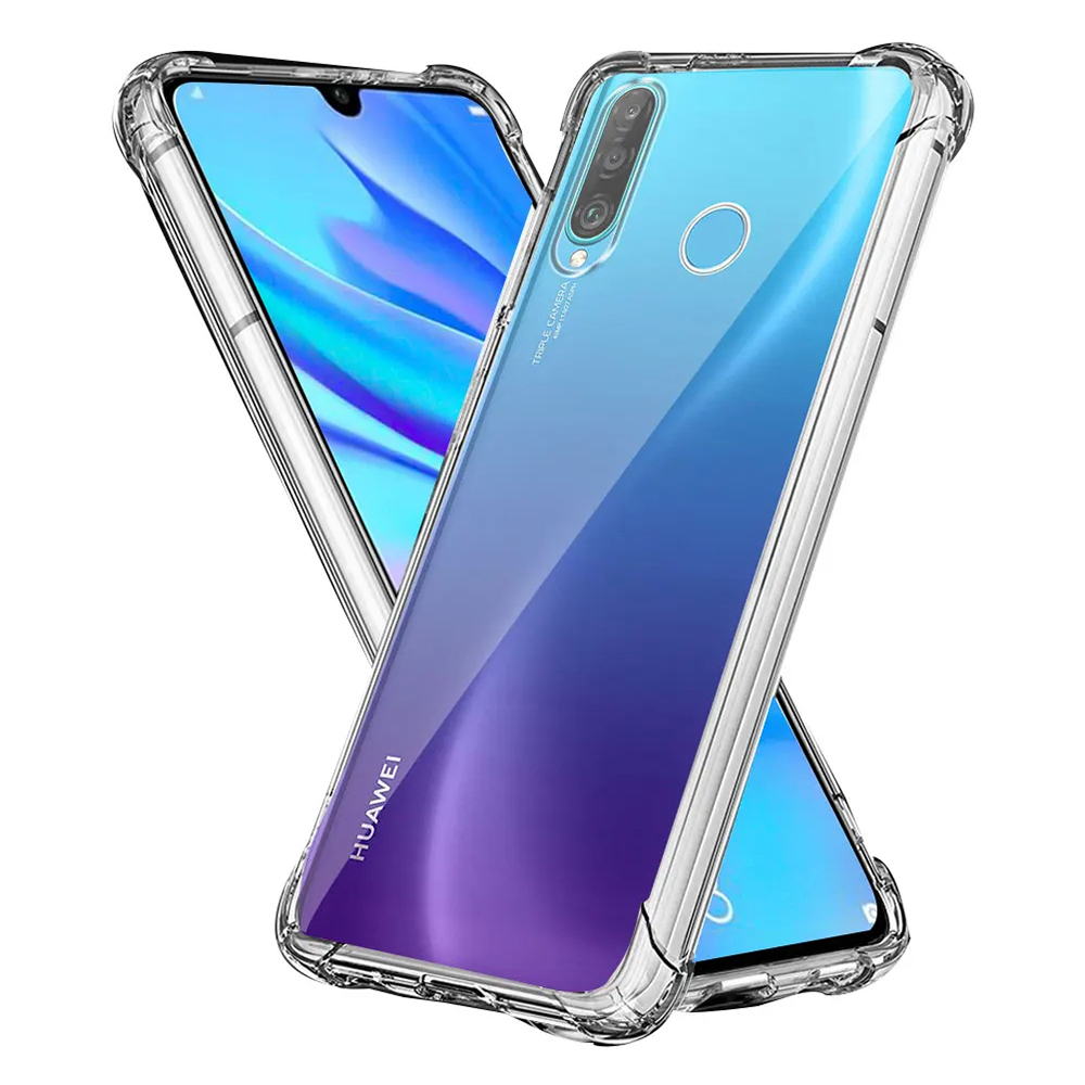 Techsuit - Shockproof Clear Silicone - Huawei P30 Lite / P30 Lite New Edition - Clear