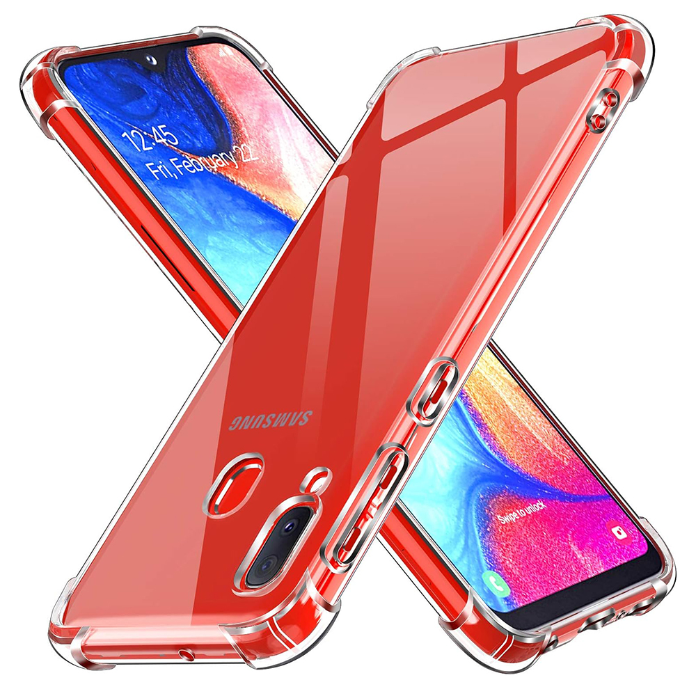 Techsuit - Shockproof Clear Silicone - Samsung Galaxy A20e - Clear