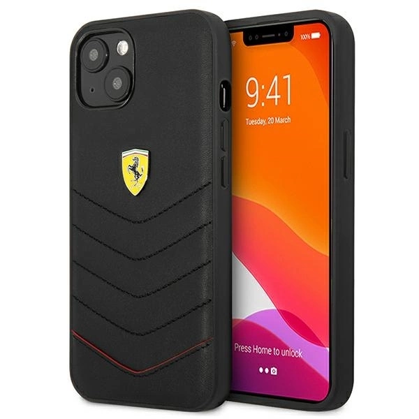 Ferrari FEHCP13SRQUK iPhone 13 mini 5.4" black/black hardcase Off Track Quilted