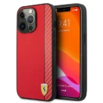 Ferrari FESAXHCP13XRE iPhone 13 Pro Max 6.7" red/red hardcase On Track Carbon Stripe