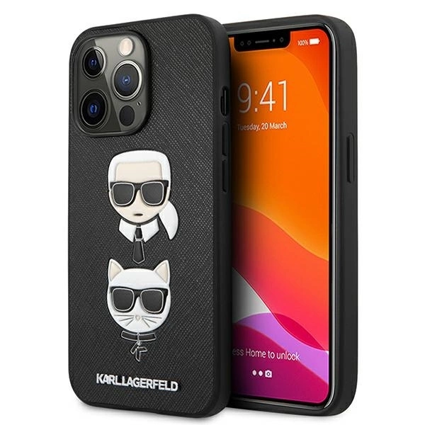 Karl Lagerfeld KLHCP13LSAKICKCBK iPhone 13 Pro / 13  6