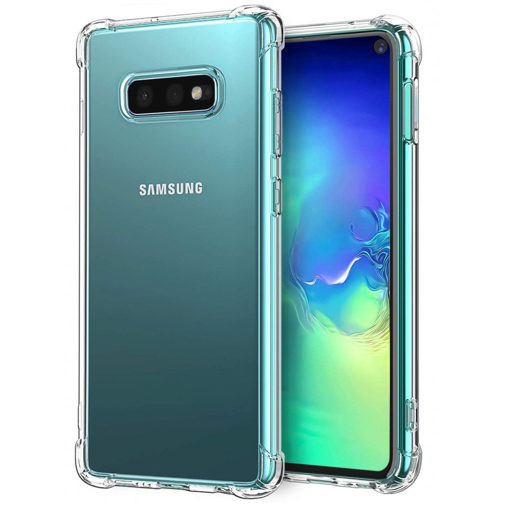 Techsuit - Shockproof Clear Silicone - Samsung Galaxy S10e - Clear