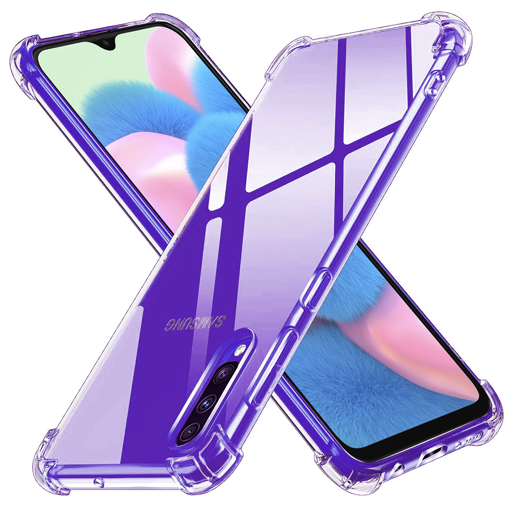 Techsuit - Shockproof Clear Silicone - Samsung Galaxy A30s / A50 / A50s - Clear