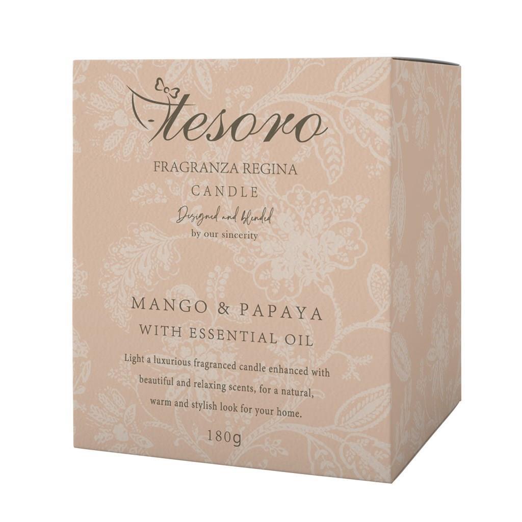 ΚΕΡΙ ΑΡΩΜΑΤΙΚΟ 180ΓΡ TESORO MANGO & PAPAYA