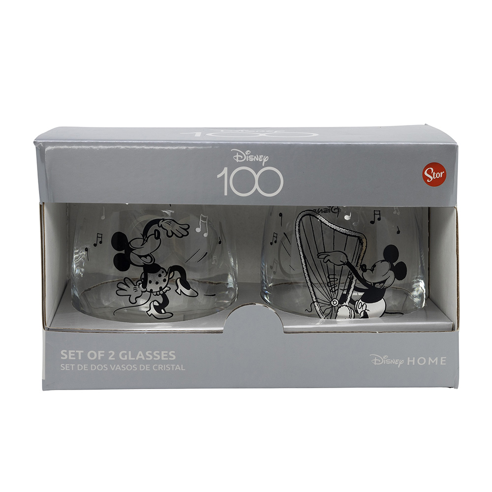 Disney 100 2 pcs 510 ml Crystal Glass Set