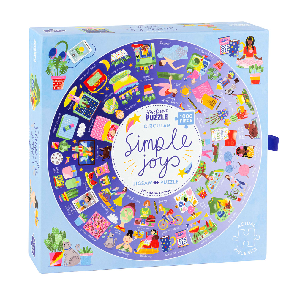 The Simple Joys Circular Jigsaw (1000 pcs)