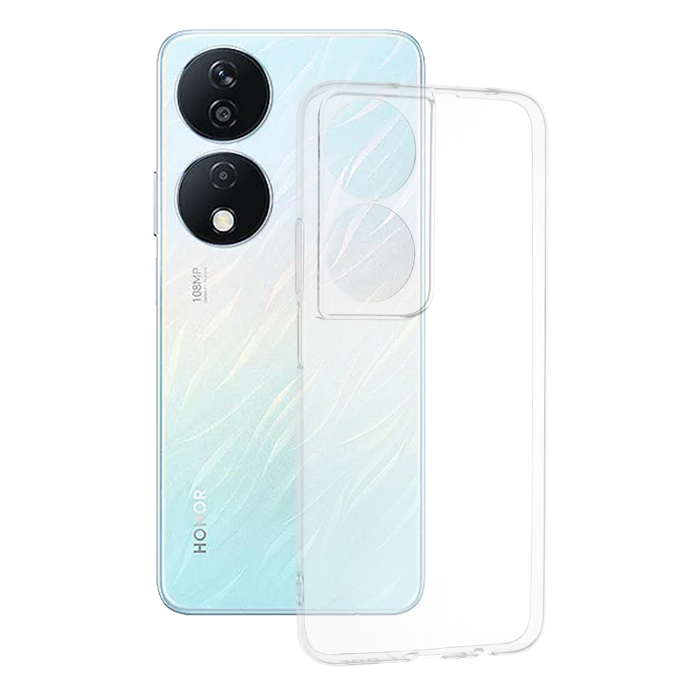 Techsuit - Clear Silicone - Honor X7b / X7b 5G / 90 SMART - Transparent