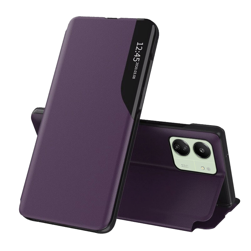 Techsuit - eFold Series - Xiaomi Redmi 13C 4G / 13C 5G / Poco M6 / C65 - Purple