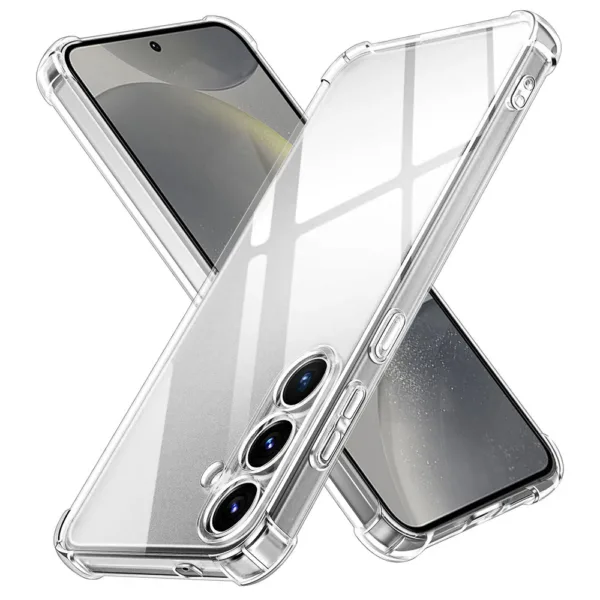 Techsuit - Shockproof Clear Silicone - Samsung Galaxy S24 Plus - Clear