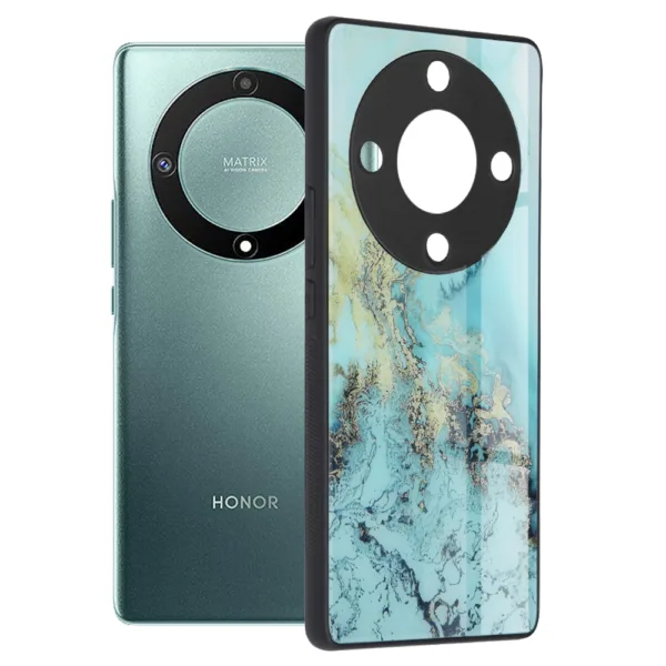 Techsuit - Glaze Series - Honor Magic5 Lite - Blue Ocean