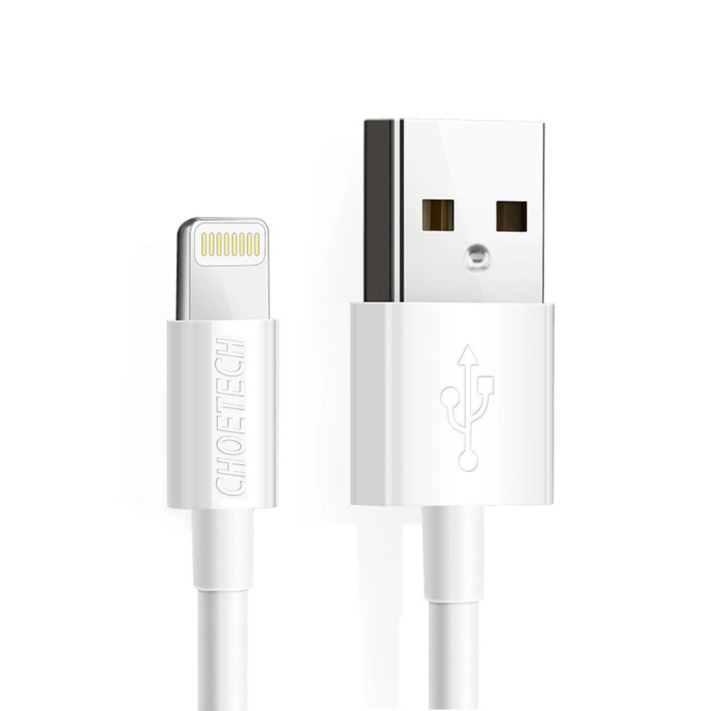 Choetech certified USB-A cable - Lightning MFI 1.8m white (IP0027)