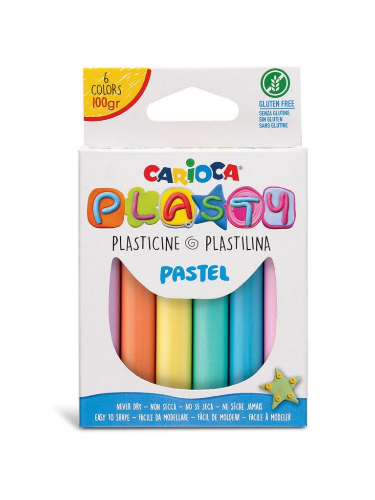 CARIOCA ΠΛΑΣΤΕΛΙΝΗ PLASTY BAR 100GR (6ΧΡ)