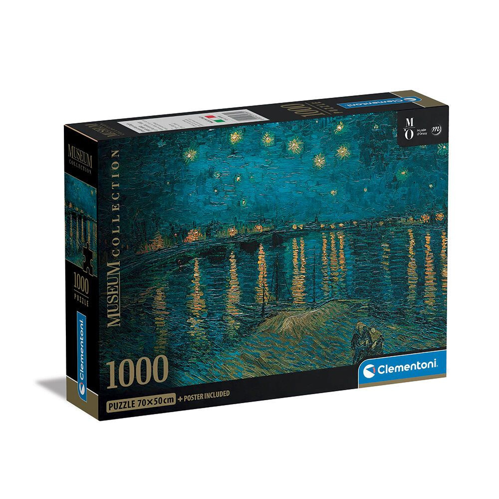 ΠΑΖΛ 1000 MUSEUM VAN GOGH: ΕΝΑΣΤΡΗ ΝΥΧΤΑ ΠΑΝΩ ΑΠΌ ΤΟ ΡΗΝΟ COMPACT BOX