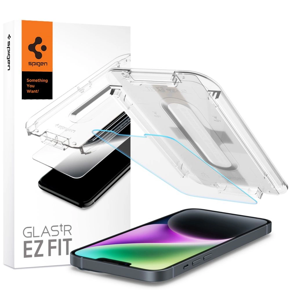 Spigen Glas.tR EZ Fit Tempered Glass for iPhone 13 / 13 Pro / 14