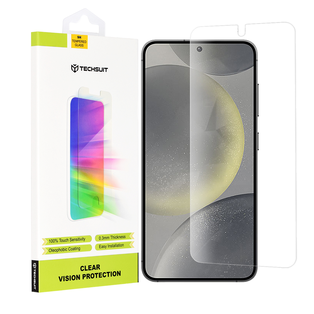 Techsuit - Clear Vision Glass - Samsung Galaxy S24 - Transparent