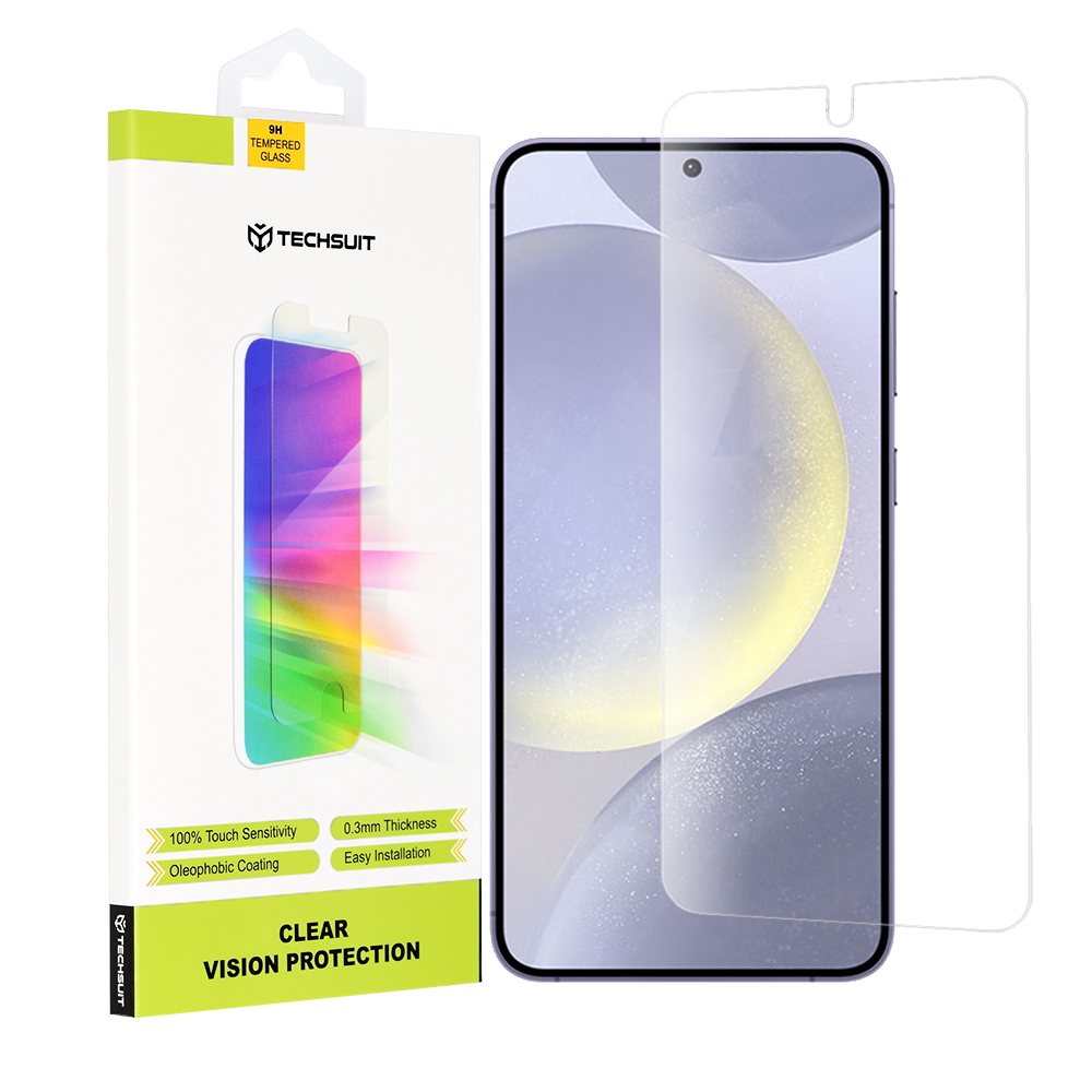 Techsuit - Clear Vision Glass - Samsung Galaxy S24 Plus - Transparent