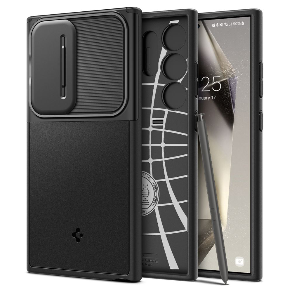 Spigen - Optik Armor - Samsung Galaxy S24 Ultra - Black