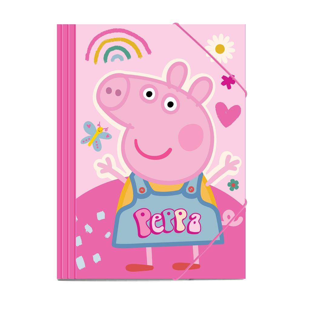 ΦΑΚΕΛΟΣ ΛΑΣΤΙΧΟ ΧΑΡΤ 25Χ35  PEPPA PIG