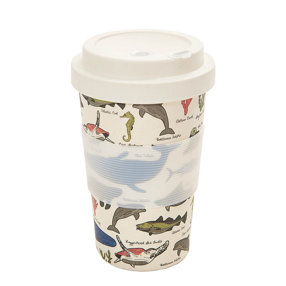 Beige Endangered Sea Creatures Cup