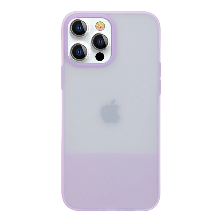 Kingxbar Plain Series case cover for iPhone 13 silicone cover purple